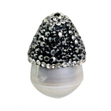 Wholesale Mushroom Shape Pearl Pendant Bead Accessory 25*15mm